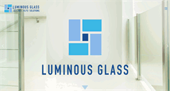 Desktop Screenshot of luminousglass.com