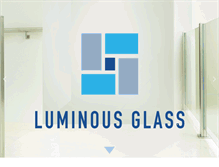 Tablet Screenshot of luminousglass.com